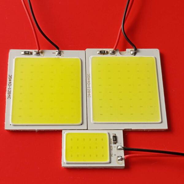 超爆光!MK53S スペーシアカスタム ハイブリッド COB全面発光 パネルライト T10 LED ルームランプ 3個セット ホワイト スズキ /c48/c18