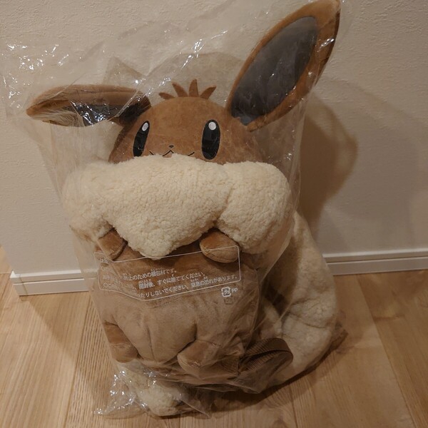 【未使用】 ポケットモンスター ポケモン ボタンのイーブイリュック ポケモンセンター Pokemon Eevee Backpack