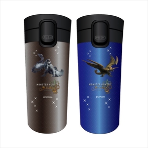 【未開封】 モンスターハンターワイルズ タンブラー ブラック ブルー MONSTER HUNTER WILDS tumbler 360ml 2種セット