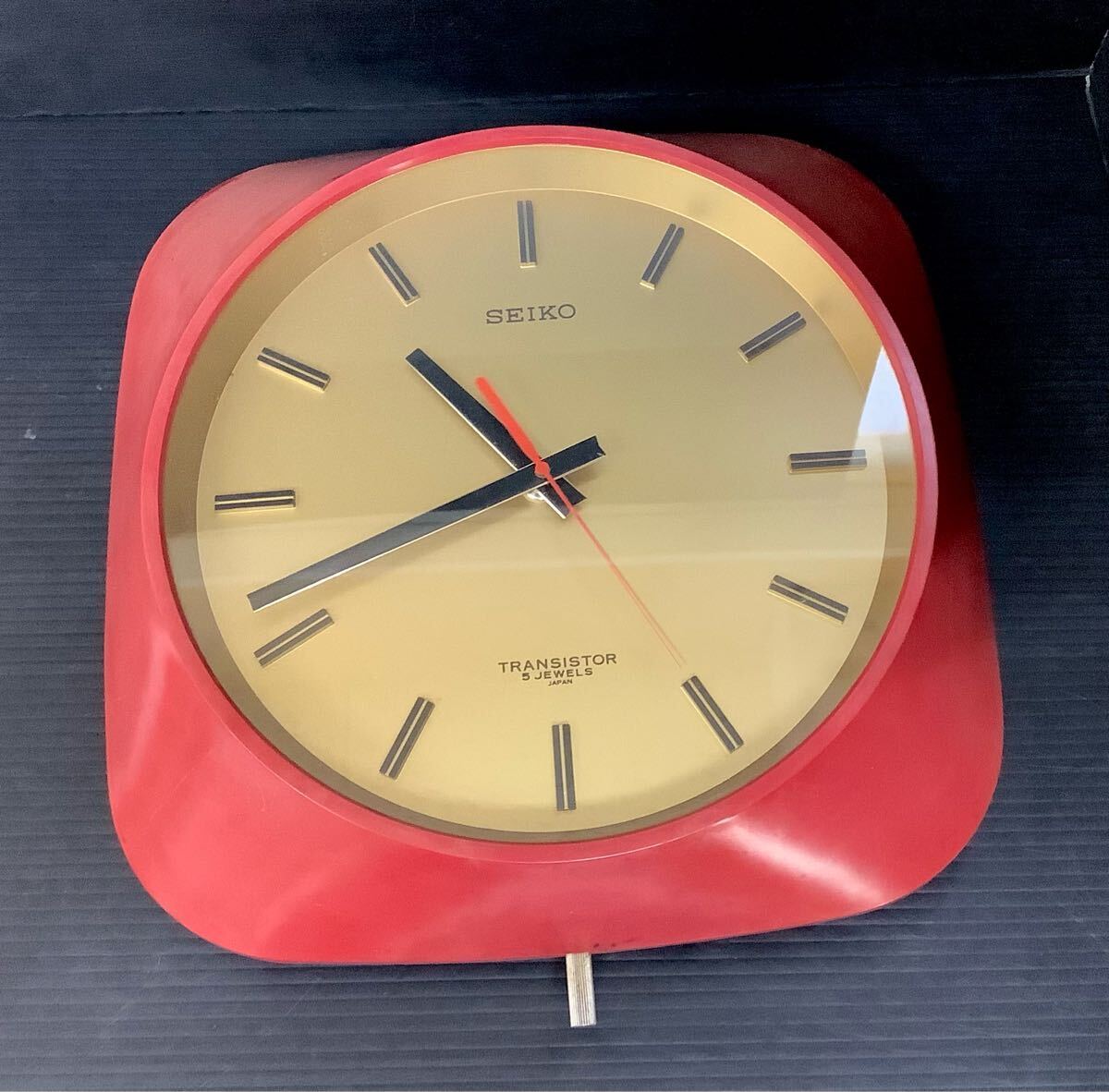 【ジャンク】 SEIKO トランジスタクロック 希少昭和レトロコレクション SEIKO - 訳アリ 70s SEIKO セイコー TTZ-115 トランジスタ