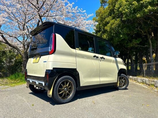 デリカミニ☆DELICAMINI☆マッドフラップ(サンドベージュ)☆ランドリックジャパン☆LANDLIC JAPAN☆