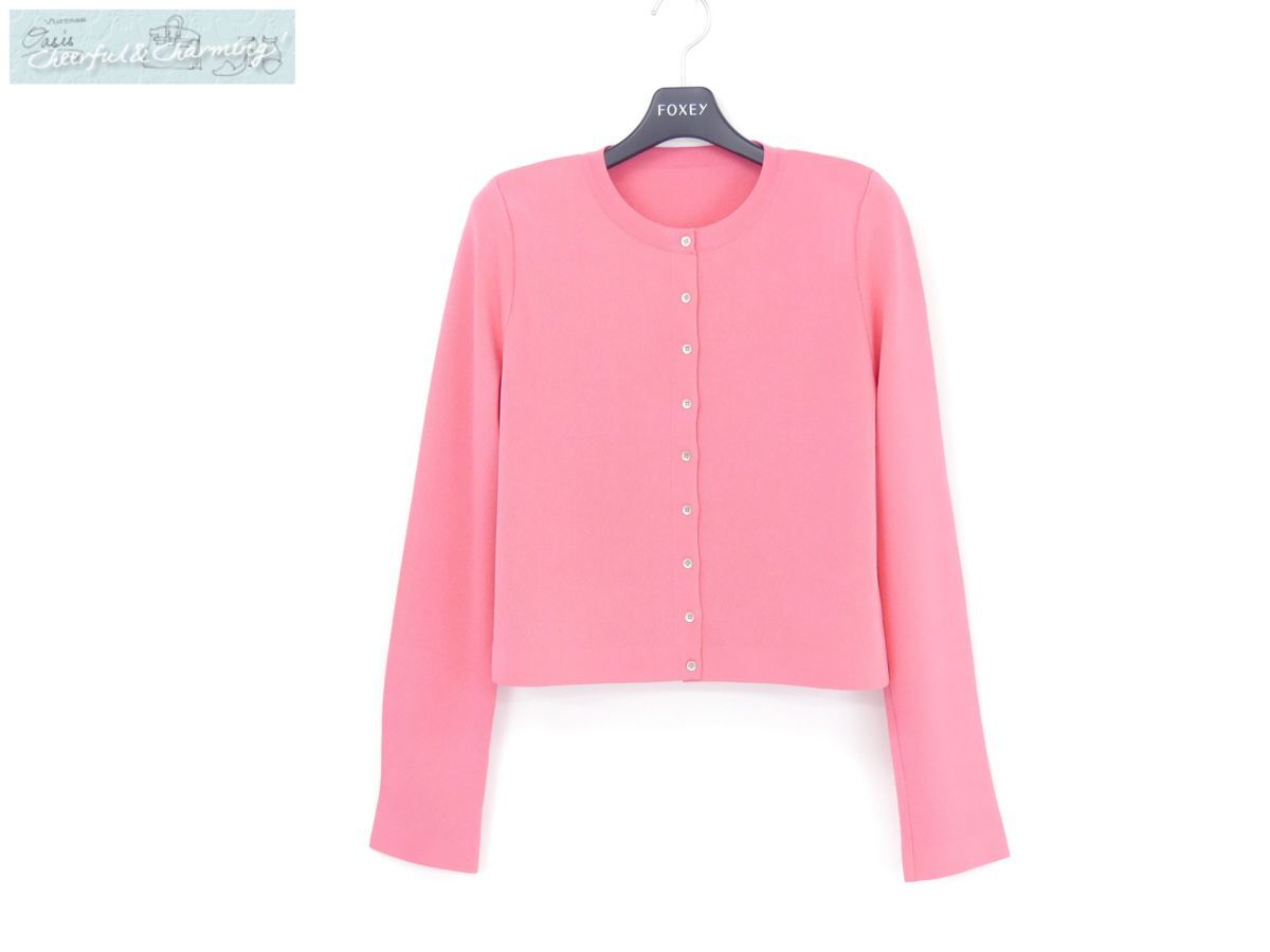 フォクシー　カーディガン38 スプリングセール】美品 定価5.9万 FOXEY フォクシー 36823