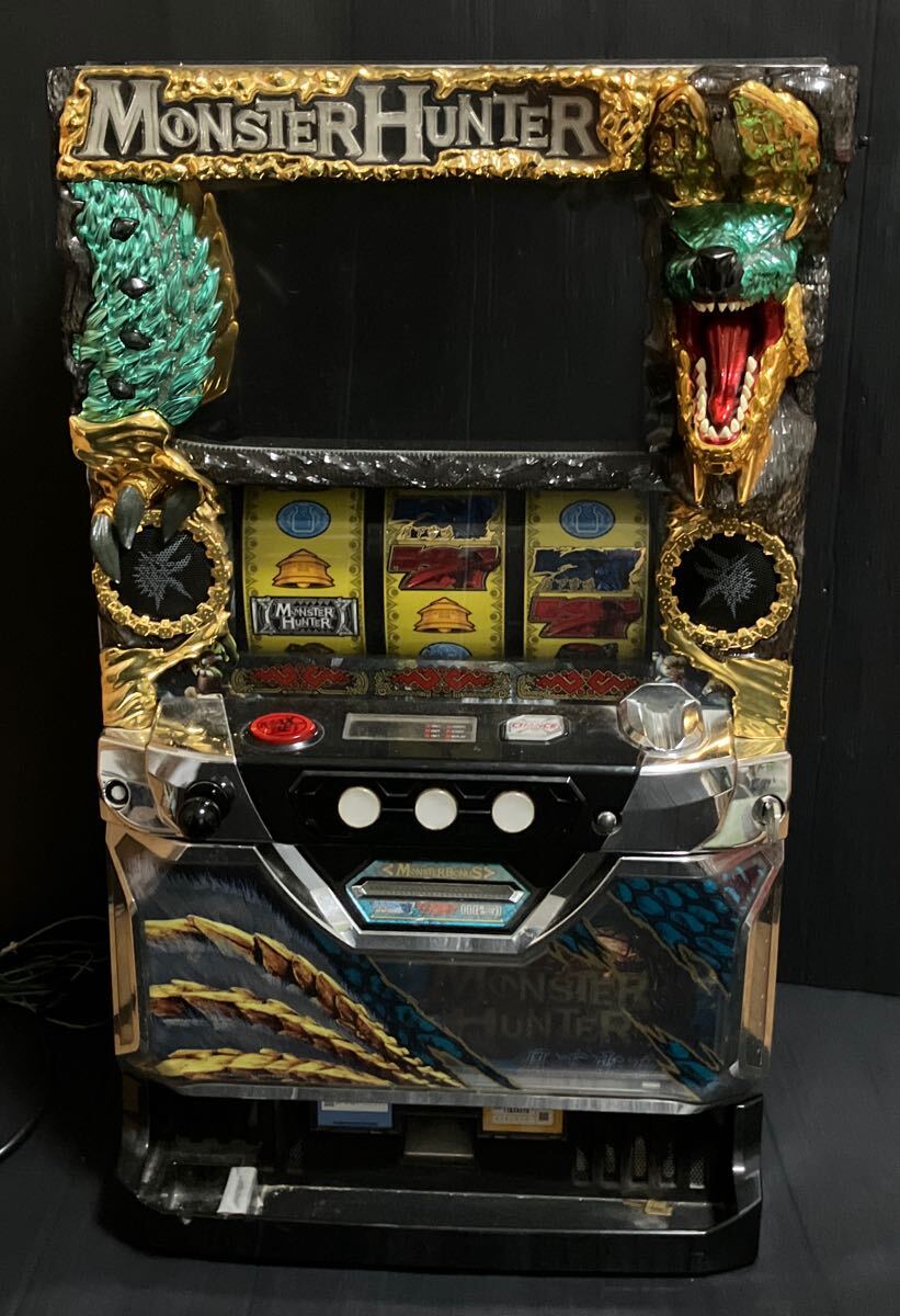 初代 モンスターハンター パチスロ実機 コイン不要機 Yahoo!オークション -「パチスロ モンスターハンター コイン不要