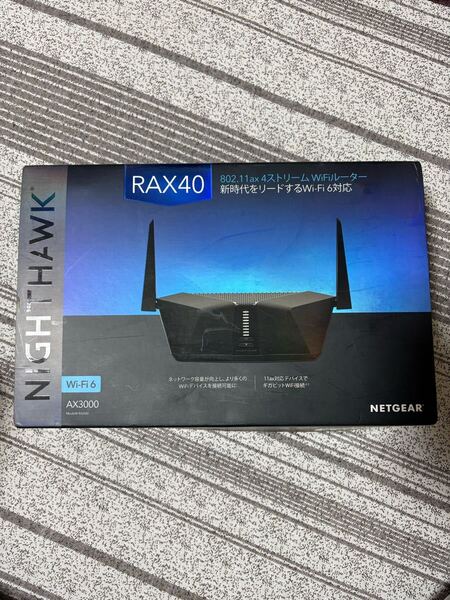 netgear RAX40 wifi6 AX3000 4ストーリムwifiルーター