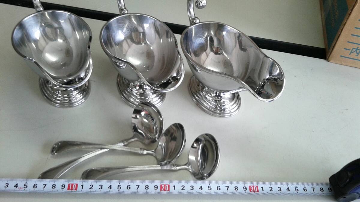 [美品] YUKIWA ソースポットM-C size 8個　レードル　6個 fit=scale-down,w=1200