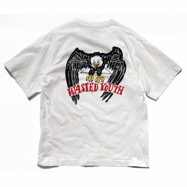 24ss Wasted Youth T-shirt #02 バードプリント Tシャツ 野村訓市 ウエステッドユース TEE VERDY HUMAN MADE OTSUMO PLAZA イーグル