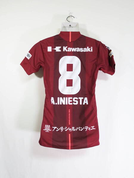 ヴィッセル神戸 #8 イニエスタ 2018 ホーム ユニフォーム M アシックス ASICS Vissel Kobe Jリーグ サッカー シャツ