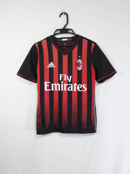 AC ミラン 16-17 ホーム ユニフォーム ジュニア 160cm アディダス ADIDAS MILAN サッカー シャツ キッズ 子ども