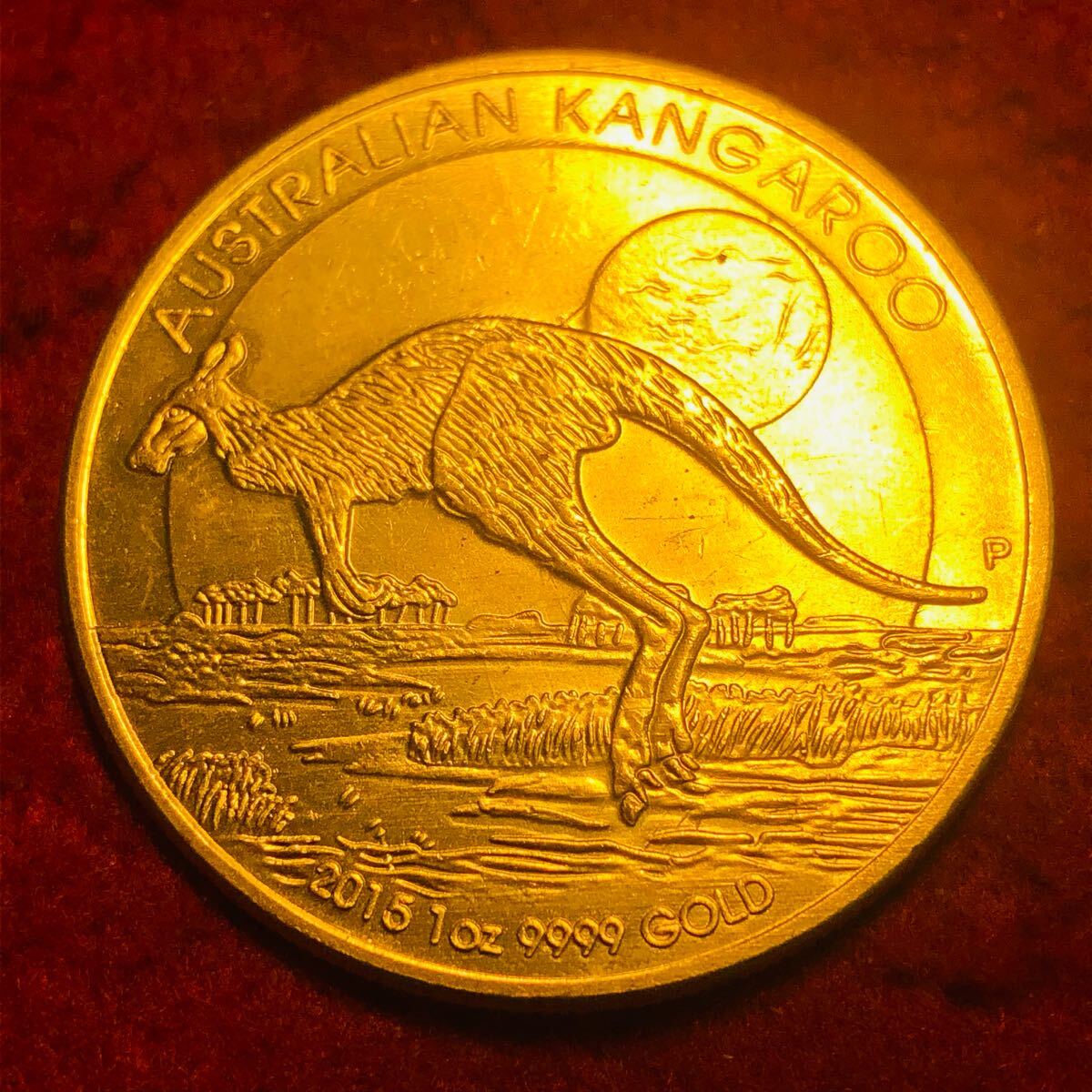 金貨　古銭　オーストラリア金貨 2012年　エリザベス2世女王　カンガルーQ12 ELIZABETH - オーストラリア エリザベス女王 100周年記念コイン