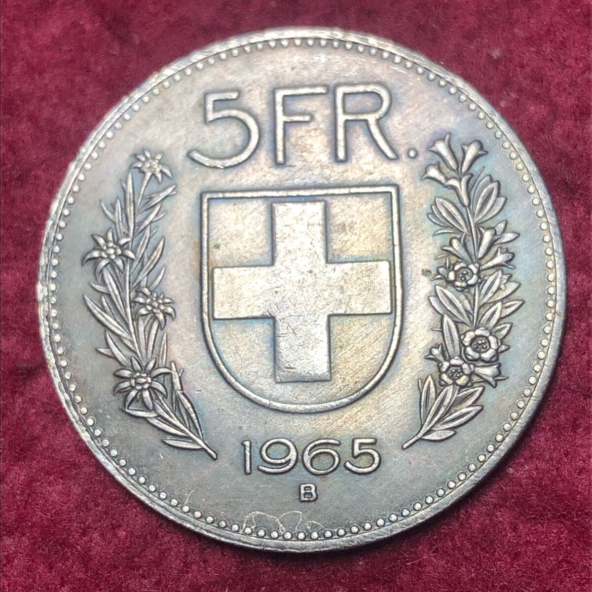 【美品】1968 スウェーデン 5FR コイン ヘルヴェティカ Yahoo!オークション -「スイス 銀貨 5フラン」(硬貨) (貨幣)の