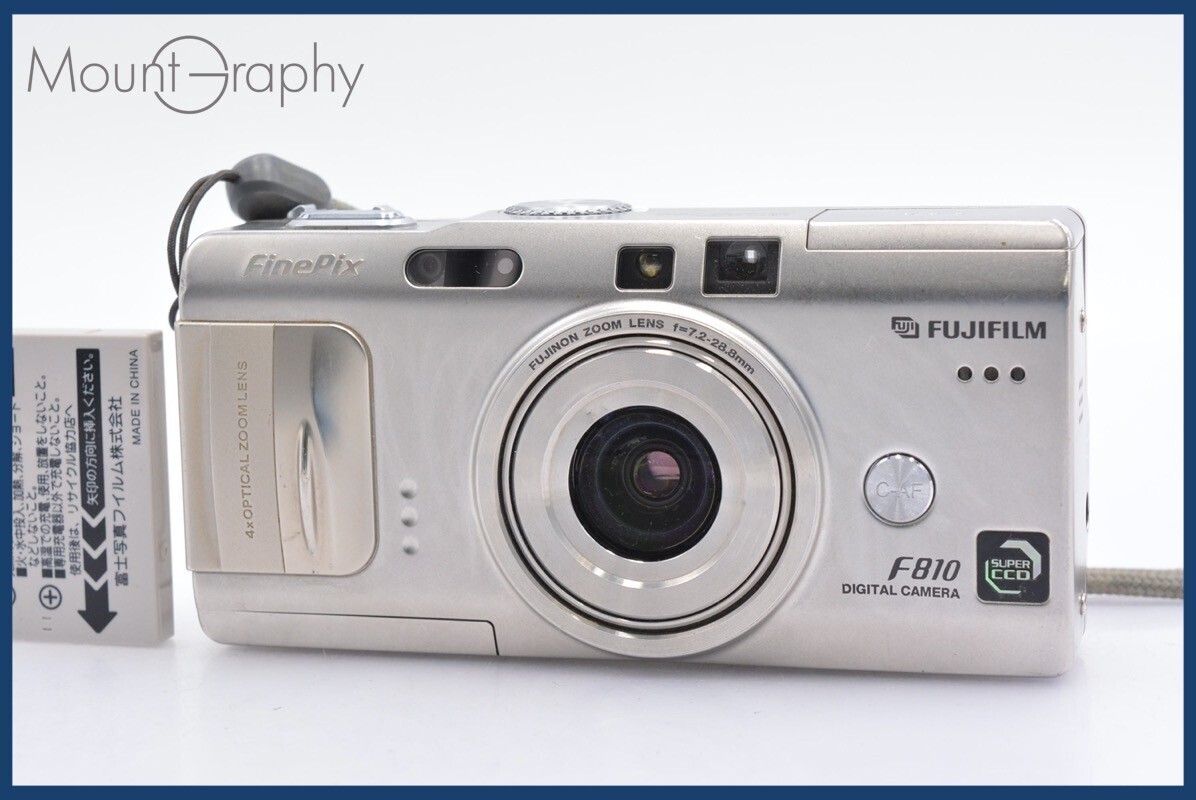 FUJIFILM FinePix F810 コンパクトデジタルカメラ Fujifilm FinePix F810 Digital Compact Camera With F=7.2-28.8