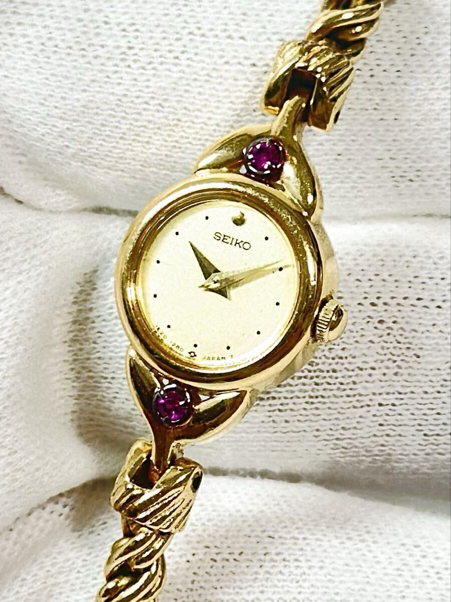 セイコーQZ 1E20-0660 ゴールド文字盤 ブレスレットウォッチ 腕時計 Yahoo!オークション -「seiko 1e20」(セイコー) (さ行)の落札