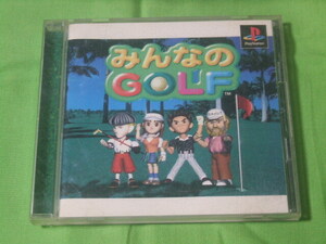 PS★中古■みんなのGOLF ★みんなのゴルフ1