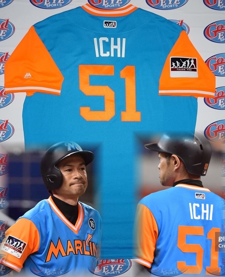 Yahoo!オークション -「イチロー マーリンズ ユニフォーム