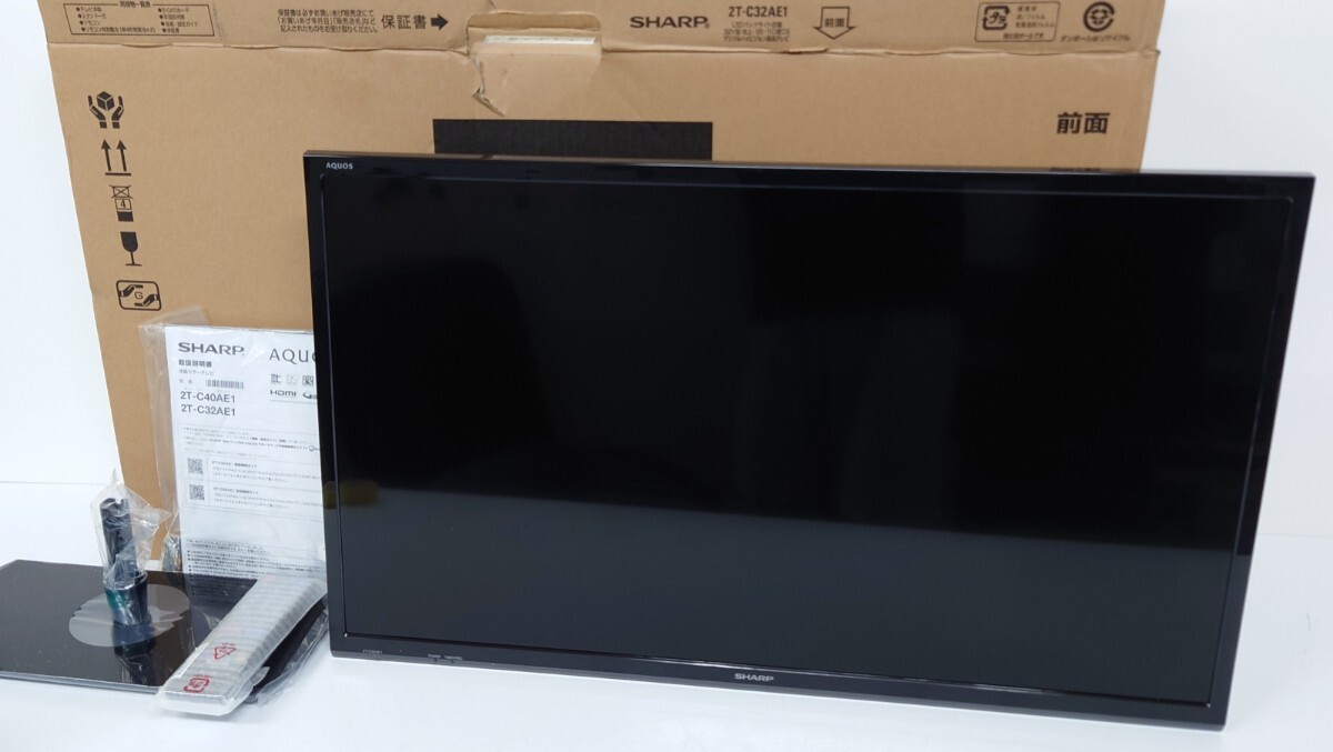 中古　シャープ　液晶TV　32インチ　2T-C32AE1　2019年 Amazon | シャープ 32V型 AQUOS 液晶テレビ 2T-C32AE1 2T-C32AE1