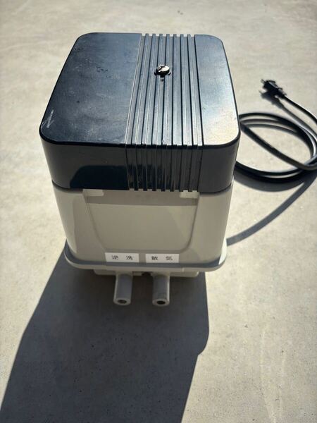 消耗品交換済 安永 EP-80E-R浄化槽用タイマーブロワークボタフジクリーンブロワー安永エアポンプテクノ高槻