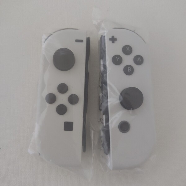 (ほぼ未使用)純正 Nintendo Switch ジョイコン Joy-Con ホワイト 白 ニンテンドースイッチ コントローラー 任天堂 ③