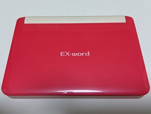 電子辞書 カシオ/CASIO EX-word XD-U4800 ビビッドピンク 動作品 単三2本式