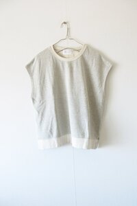 HUIS in house / ハウス SW602-1182 SUVINスウェットゆるベスト F NATURAL / カットソー プルオーバー