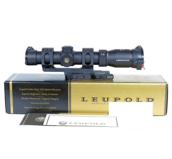 実物 LEUPOLD VX-R 1.25-4x20mm ショートスコープ ADM 実物マウント付【送料無料】リューポルド M4
