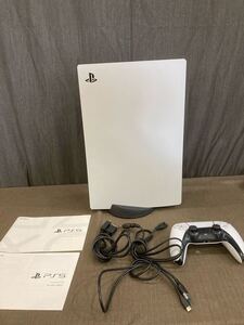 25 SONY ソニー PlayStation5 PS5 プレイステーション5 CFI-1100A コントローラー×1 ケーブル×3 説明書付き い