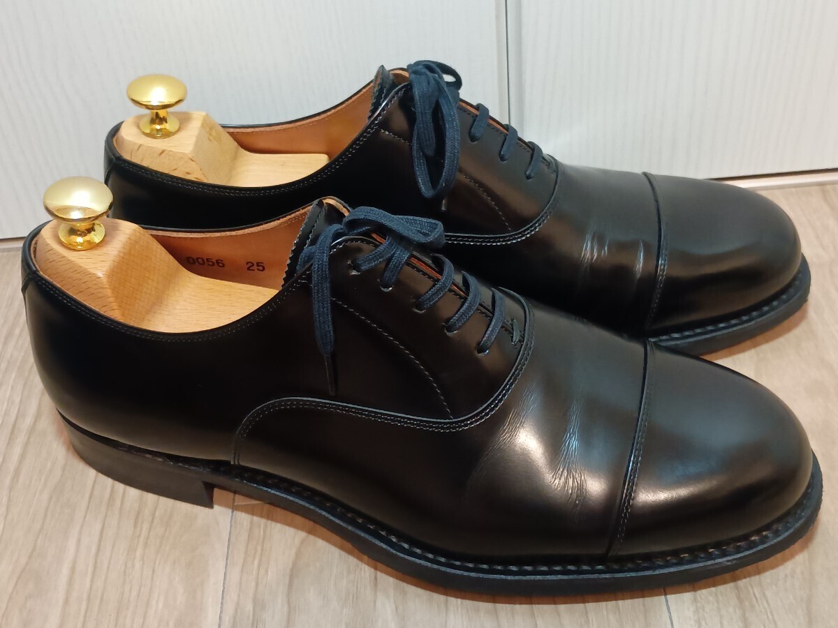 ⭐️未使用⭐️ SCOTCH GRAIN ビジネスシューズ　ストレートチップ　黒 SCOTCH GRAIN / ブラックレザー ドレスシューズ ストレートチップ
