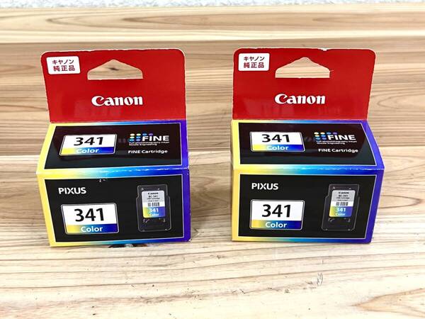 Canon キャノン純正インクカートリッジ BC-341 カラー 2個セット 取付期限2025.03 未使用品管理番号07263