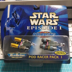 スターウォーズ エピソード1 マイクロマシーン ポッドレーサー パック1 新品未開封 STAR WARS トミー TOMMY