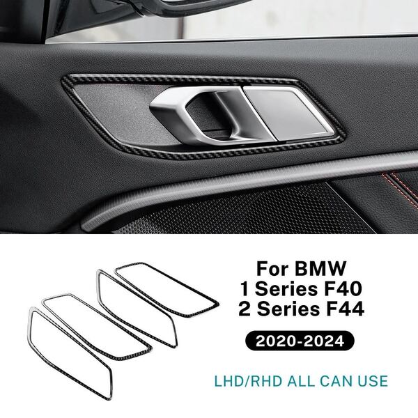 お得 BMWドアハンドルフレームカバー4p 全4種 BMW ドアハンドル 1 2シリーズ F40 F44 フレーム カバー 内装 インテリア