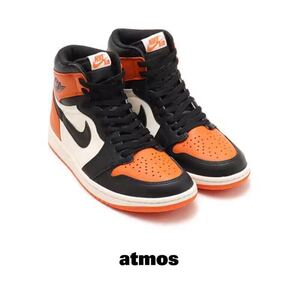 29cm Nike Air Jordan 1 Retro High OG Shattered Backboard (2025) シャタバ DZ5485-008 atmos購入品 新品 ナイキ ジョーダン1