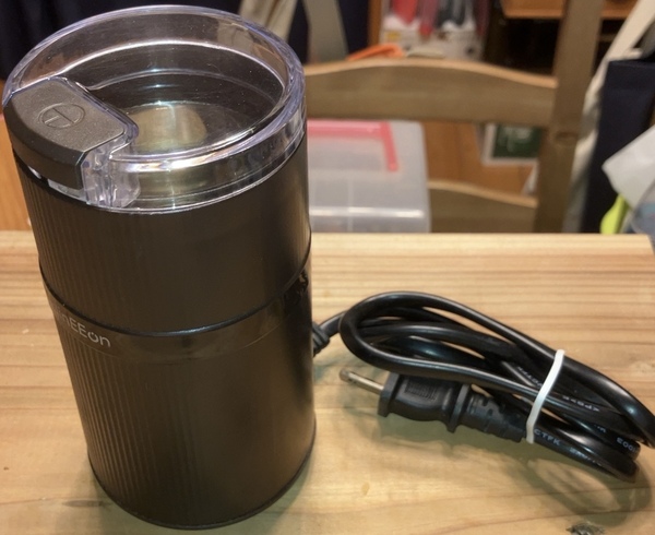 (KI)電動コーヒーミル HadinEEon 50/60Hz 100V 160W 使用頻度少 USED