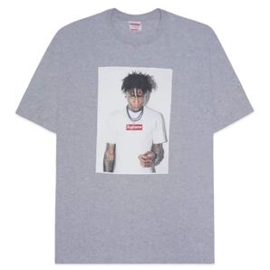 即決 SUPREME Youngboy Never Broke AgainTee Heather Grey XLarge シュプリーム ヤングボーイ ヘザーグレー BOX LOGO