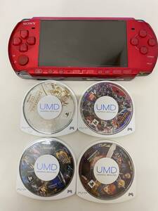 PSP-3000 本体 モンスターハンター ガンダム イース フェルガナの誓い ディシディア ソフト PSP 動作未確認 SKD5694