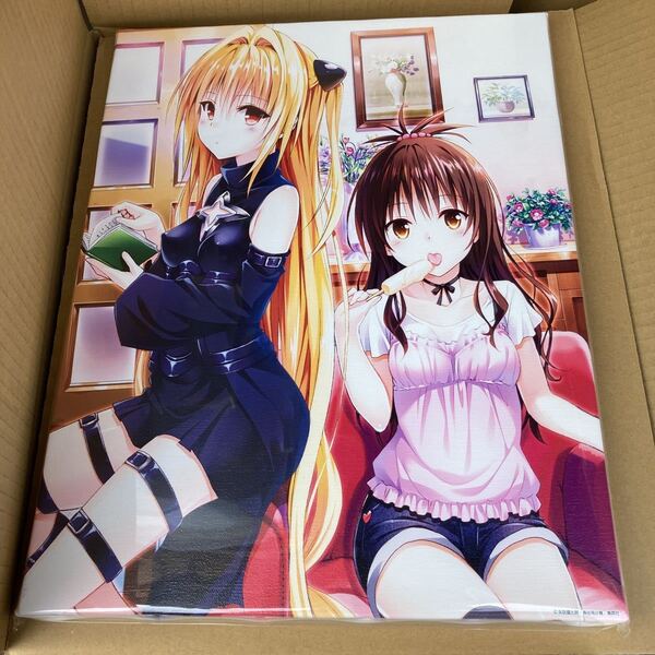 To LOVEる とらぶる 15周年記念原画展 F6 キャンパスアート ヤミ 美柑