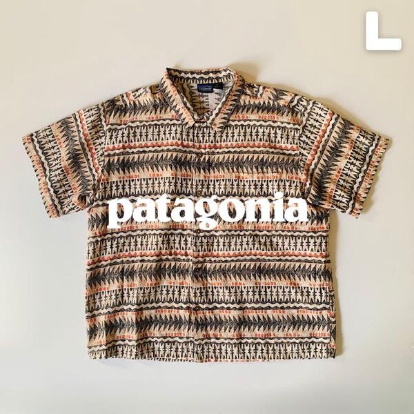Patagonia 1997年製 半袖A/Cシャツ ネイティブ柄 L パタゴニア 90s ACシャツ ヴィンテージ 古着