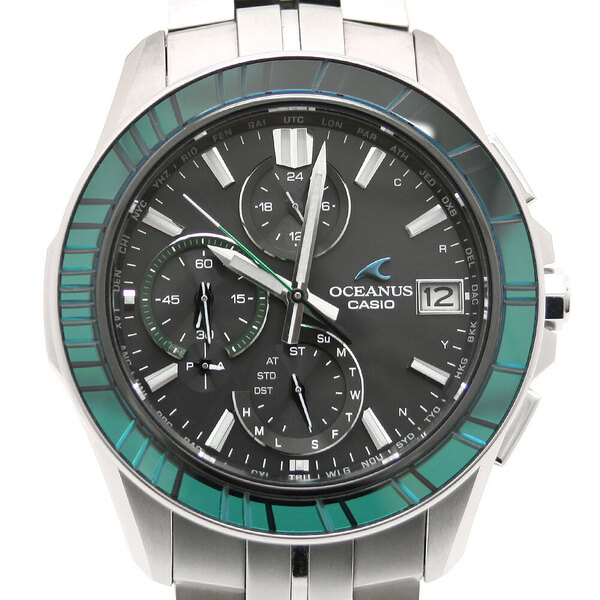 中古 美品 カシオ CASIO 腕時計 オシアナス OCEANUS 20周年記念モデル 世界限定1,600本 マンタ OCW-S7000SG-1AJR タフソーラー Aランク