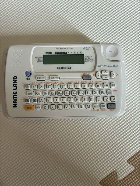 【美品】CASIO カシオ ネームランド本体 KL-P40 テープ付き