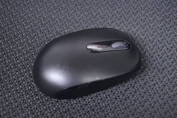 ★Microsoft Wireless Mobile Mouse 1850/マイクロソフト ワイヤレス モバイル マウス 1850 レシーバー付 美品★