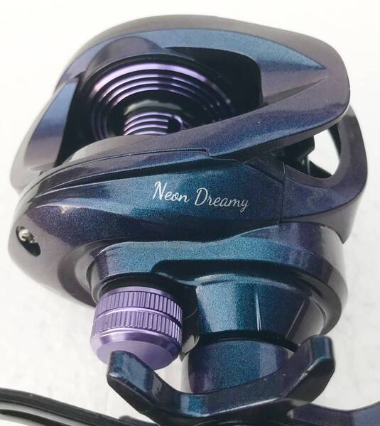 HAUT TONベイトリールNeon Dreamy200右☆送料無料☆新品未使用☆ネオンブルーパープルメタ☆ギア比6.3:1☆233グラム☆マグネットブレーキ☆