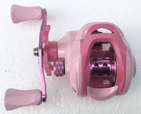 HAUT TONベイトリール左ハンドル☆送料無料☆新品未使用☆Dopamine Roseピンク200☆ギア比7.2:1☆215グラム☆マグネティックブレーキ☆