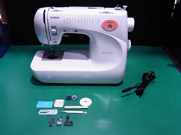 ■■【即決】brother ブラザー かんたんミシン BS-100 EL617 動作確認OKなとても程度良いUSED品!