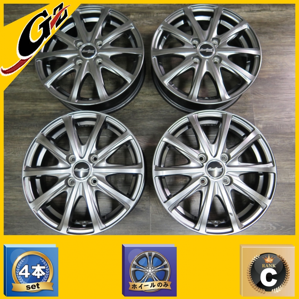 マナレイスポーツES 4.5J-14 +43 100-4H 軽自動車用ホイール 楽天市場】MANARAY SPORT (マナレイスポーツ) EuroSpeed V25