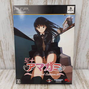 Uc460-072♪【100~】PSP ソフト エビコレ+ アマガミ Limited Edition 特典 ポストカード付き 動作未確認未検品