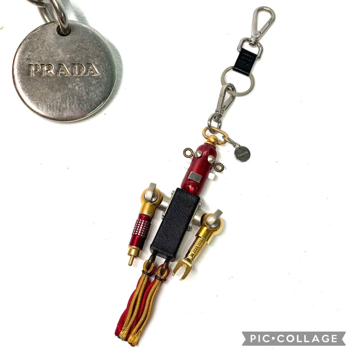 PRADA プラダ　イニシャル　キーホルダー　チャーム 楽天市場】プラダ キーホルダー アルファベット モチーフ B