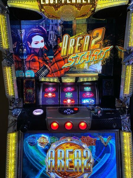 パチスロ 実機 ロストプラネット2 上部ユニットのみ (枠はオプション)
