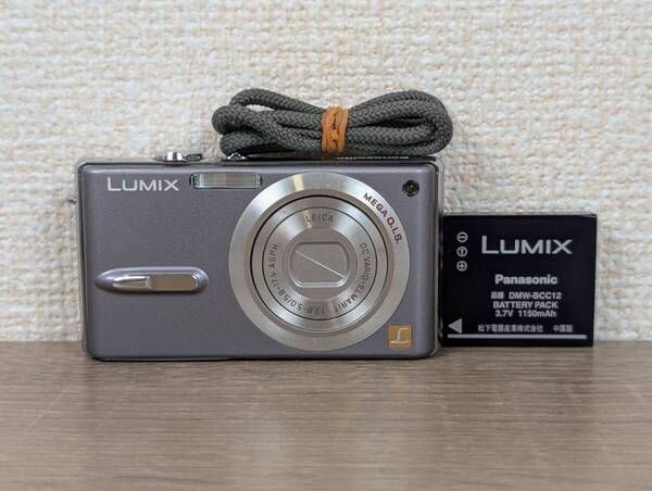 ★外観良好★【ジャンク品】Panasonic LUMIX DMC-FX9 修理ベースやオブジェに パナソニック デジカメ デジタルカメラ