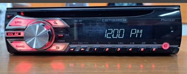 中古 carrozzeria DEH-380 1DIN CD デッキ