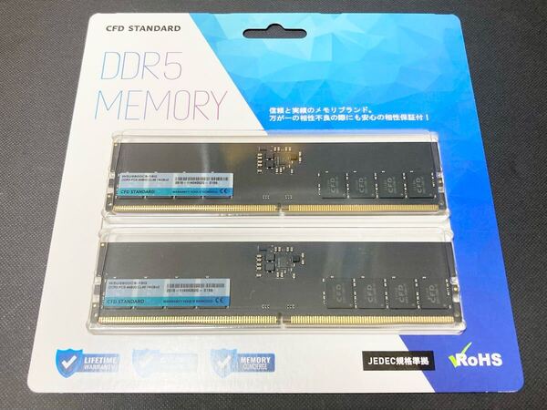 【新品未開封 送料無料 即日対応 保証付】 CFD DDR5メモリ DDR5-5600 16GBx2枚 合計32GB W5U5600CS-16G