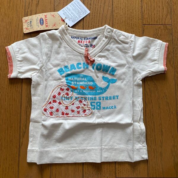 SALE 未使用 マッカ 半袖Tシャツ 90 マッカ 子供服 キッズ ミキハウス