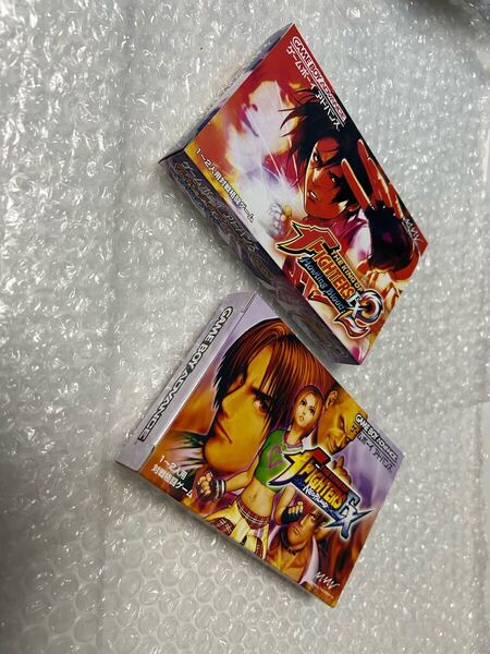 gameboy advance the king of fighters ex 1.2 キングオブファイターズex1.2 2本セット新品未開封 良品 SNK